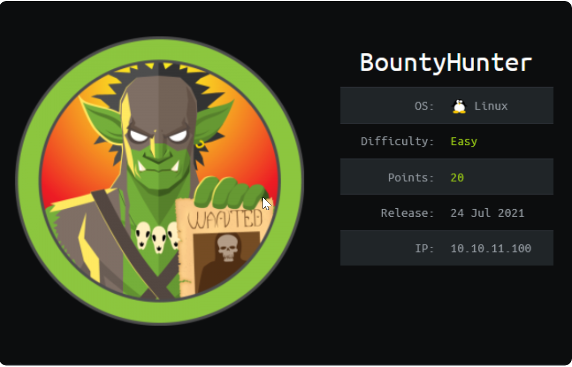 BountyHunter(HTB)-Writeup